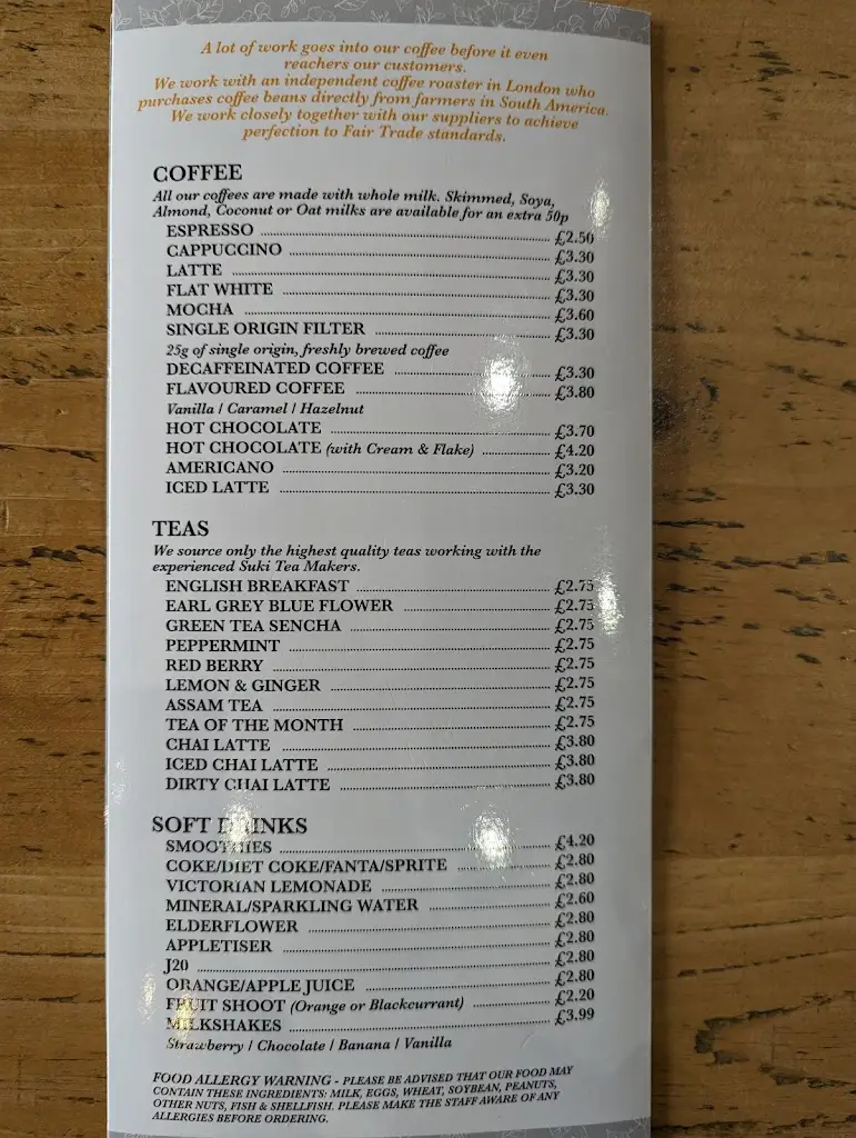 Menu_Café Royal_Royal Leamington Spa_imagen_3