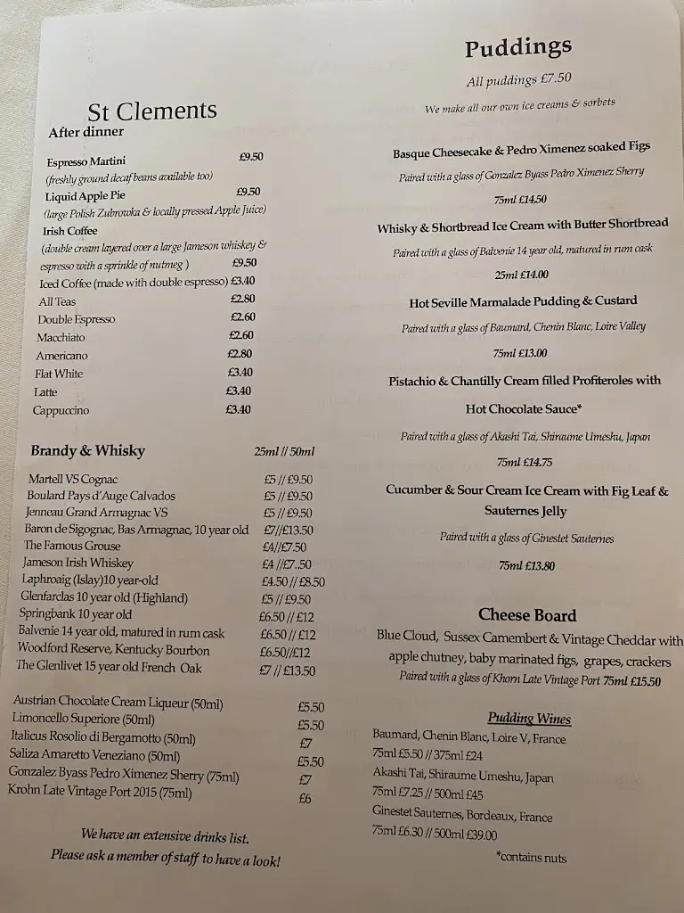 Menu_St Clement's Restaurant_Saint Leonards-on-Sea_image_2