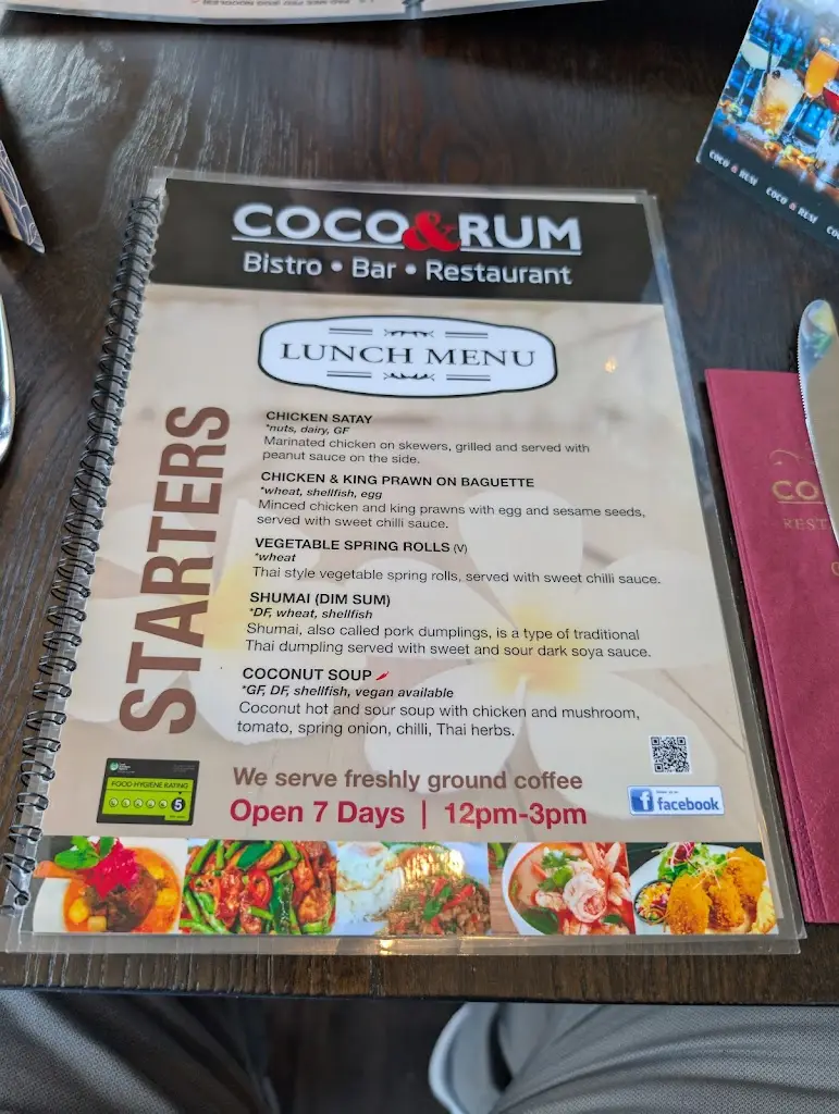 Menu_Coco & Rum,Saltburn by the sea_Saltburn-by-the-Sea_image_2