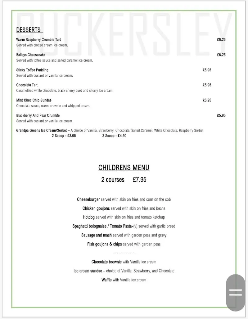 Menu_Puckersley Inn_Royton_image_4