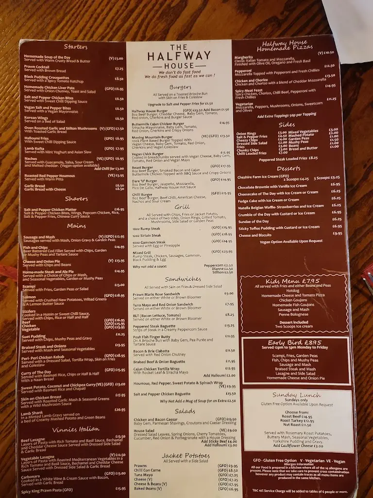 Menu_The Halfway House_Royton_image_1