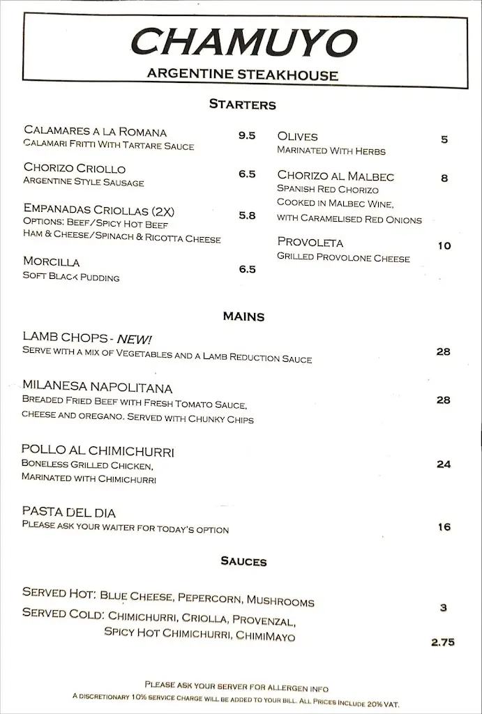 Menu_Chamuyo Bayswater_Bayswater_image_1