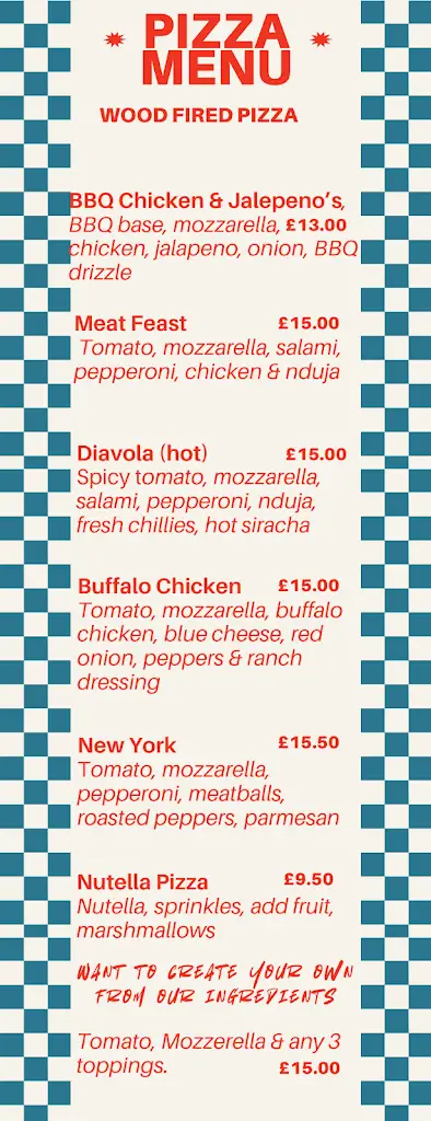 Menu_The Barclay Pizza & Prosecco_Royton_immagine_2