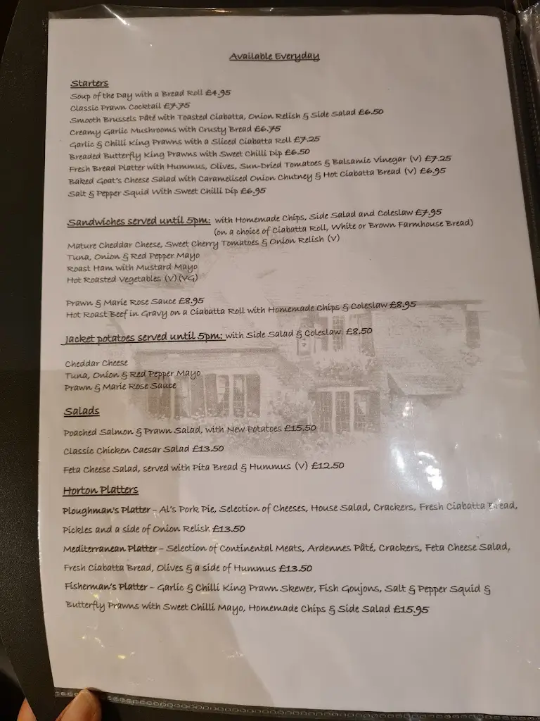 Menu_The Horton Arms_Royton_image_3