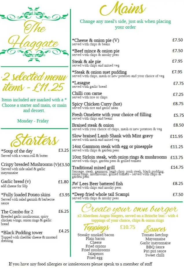 Menu_The Haggate_Royton_image_2