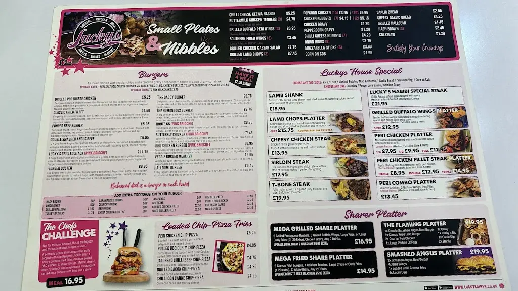 Menu_Luckys Diner_Royton_image_1