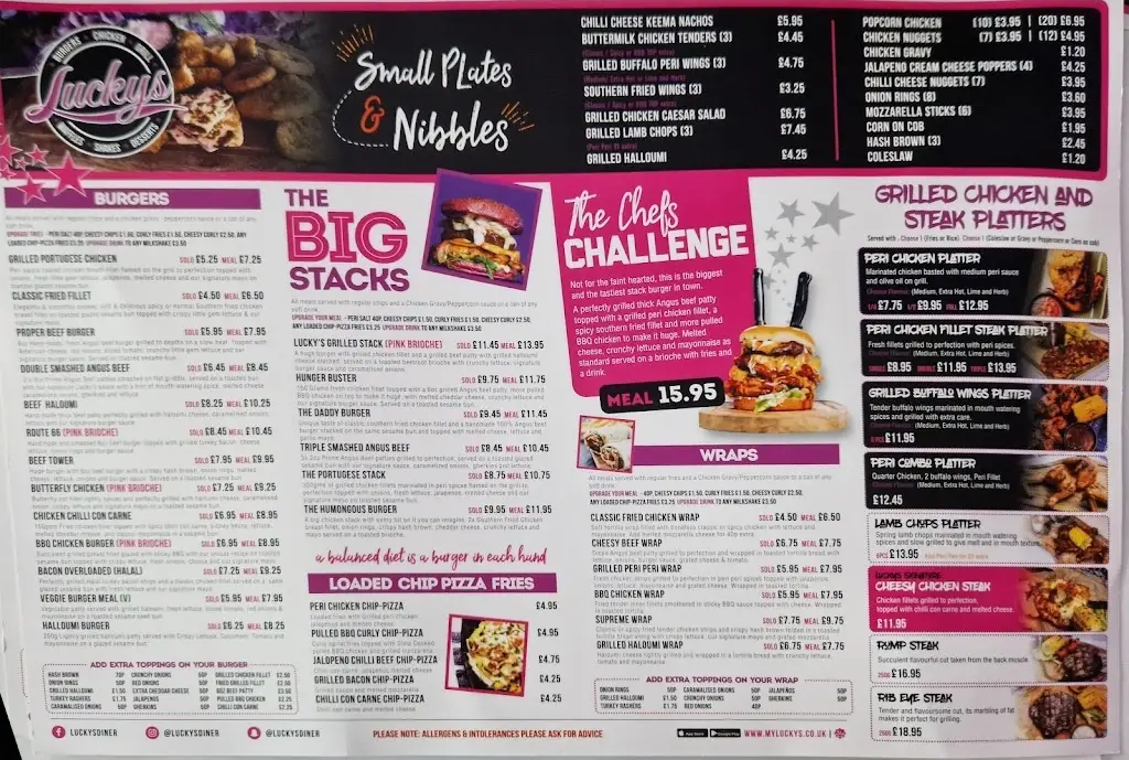 Menu_Luckys Diner_Royton_image_3
