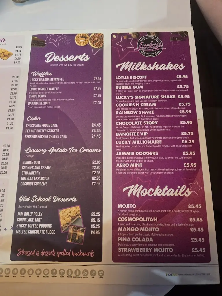 Menu_Luckys Diner_Royton_image_4