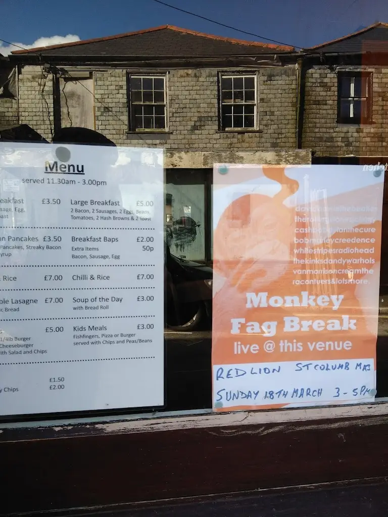 Menu_The Red Lion_Saint Columb Major_image_1