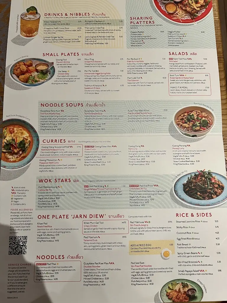 Menu_Rosa's Thai Hyde Park_Bayswater_image_1