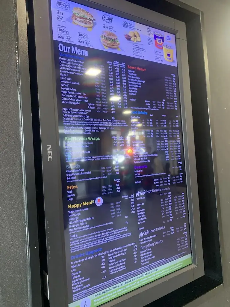 Menu_McDonald's_Saint Columb Major_image_3