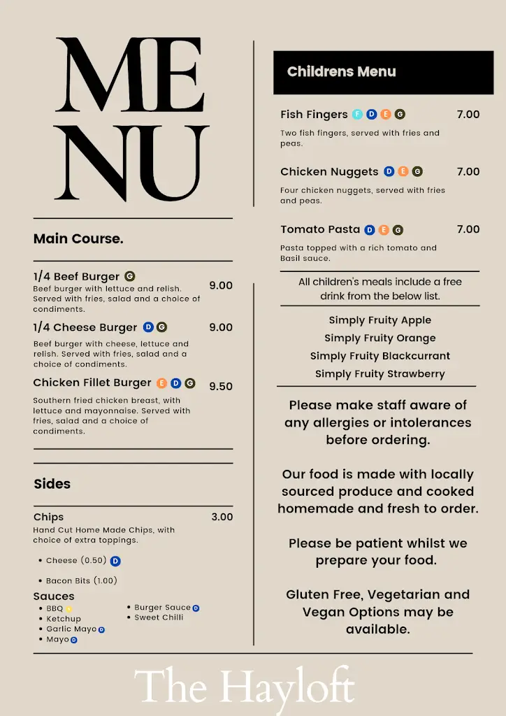 Menu_Hayloft Bar_Saint Columb Major_image_4