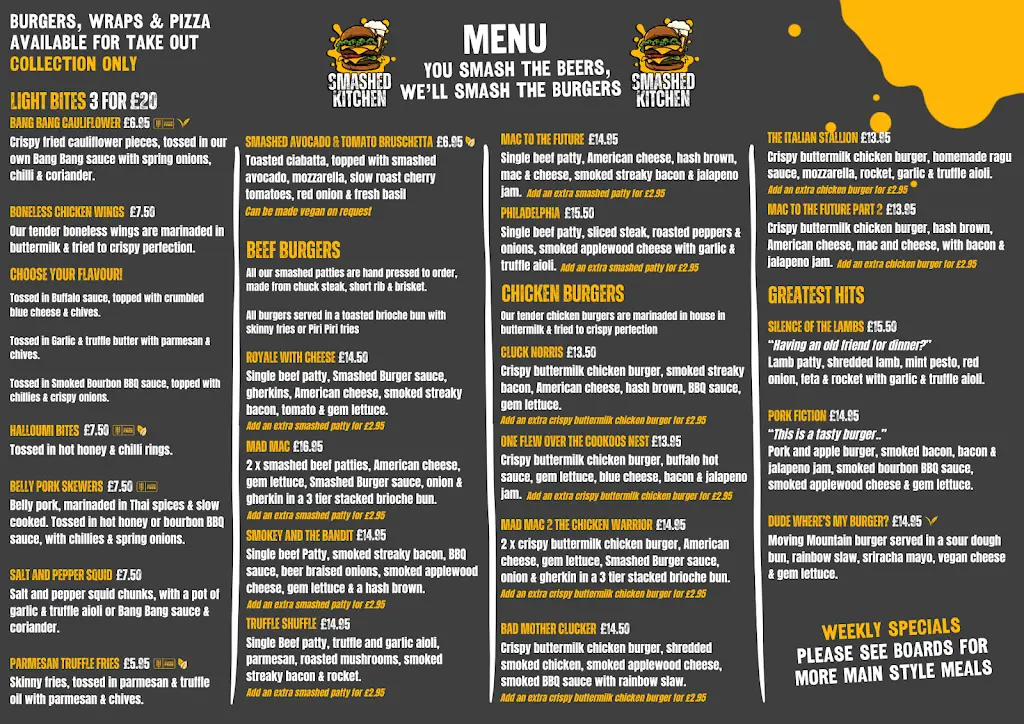 Menu_Smashed Kitchen_Ruddington_immagine_1