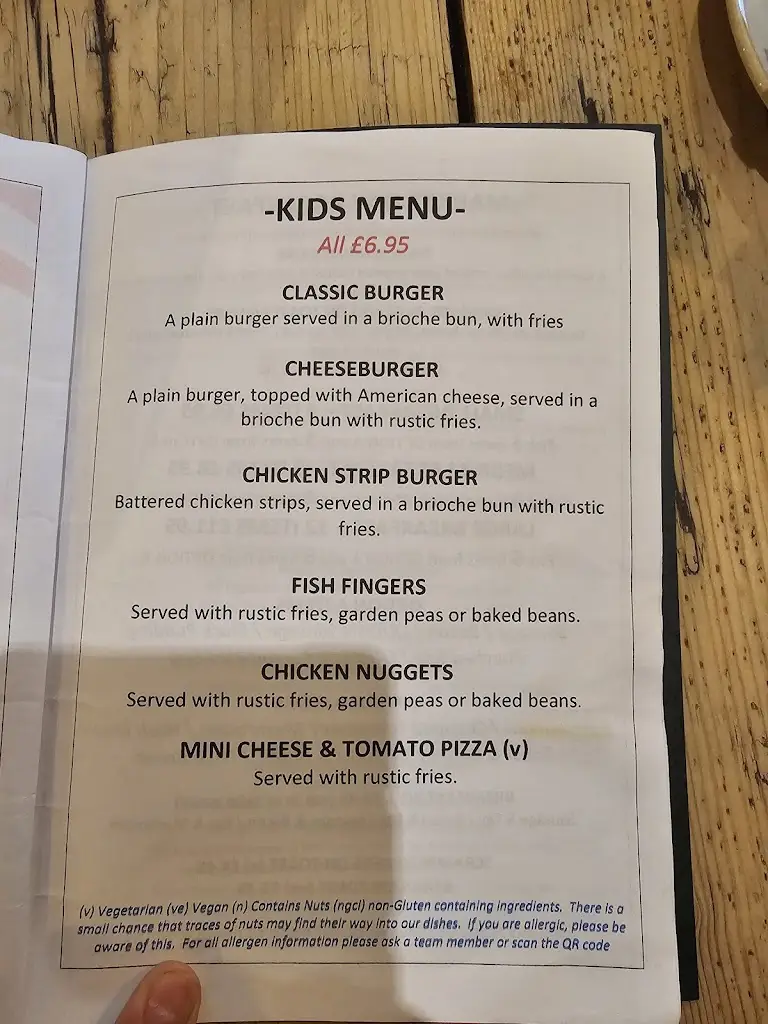 Menu_The Frame Breakers_Ruddington_image_3