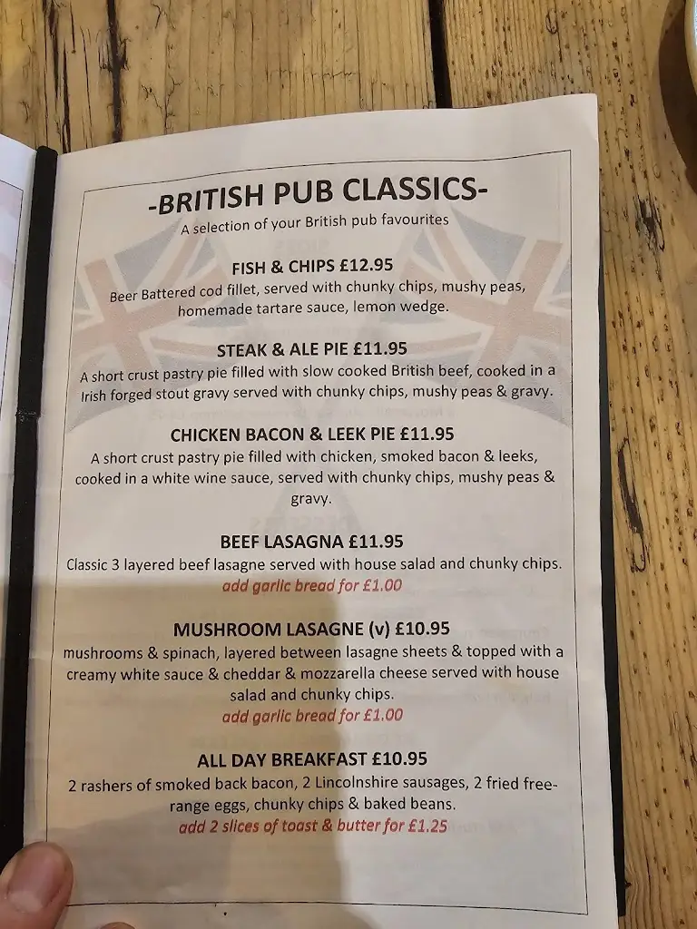 Menu_The Frame Breakers_Ruddington_image_4