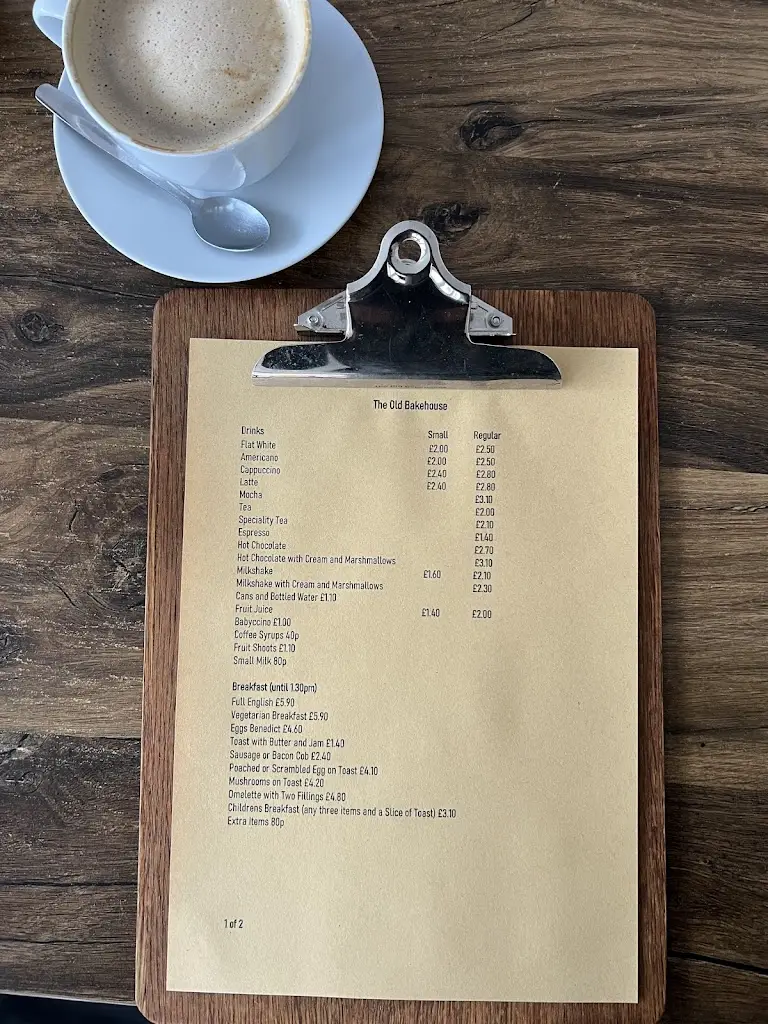 Menu_The Old Bakehouse Tea Room_Ruddington_image_2