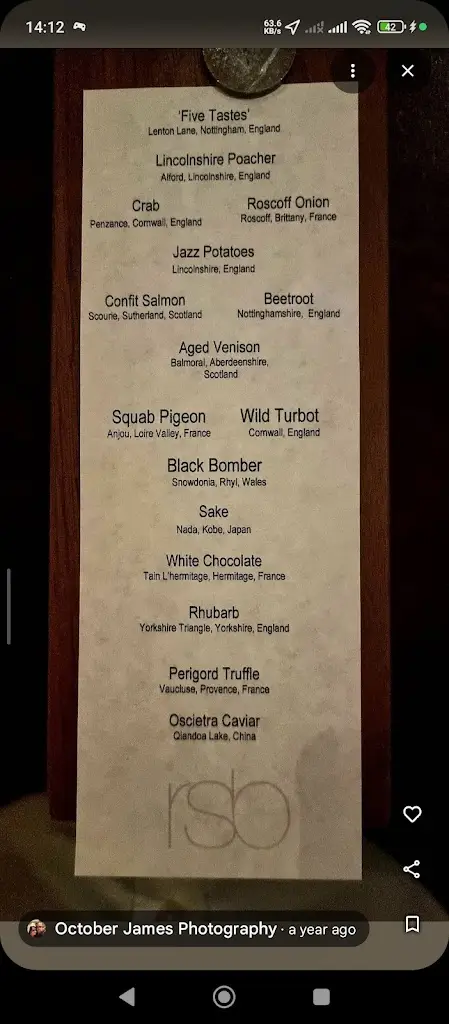 Menu_Restaurant Sat Bains with Rooms_Ruddington_image_1