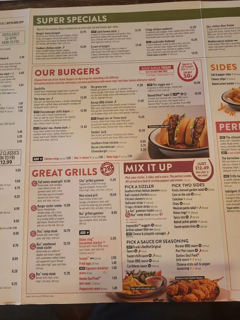 Menu_The Wolds, Nottingham - Hungry Horse_Ruddington_image_3