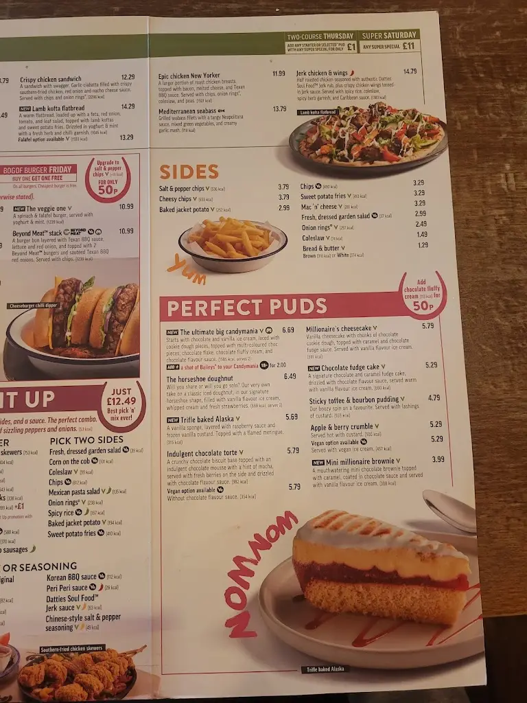 Menu_The Wolds, Nottingham - Hungry Horse_Ruddington_image_4