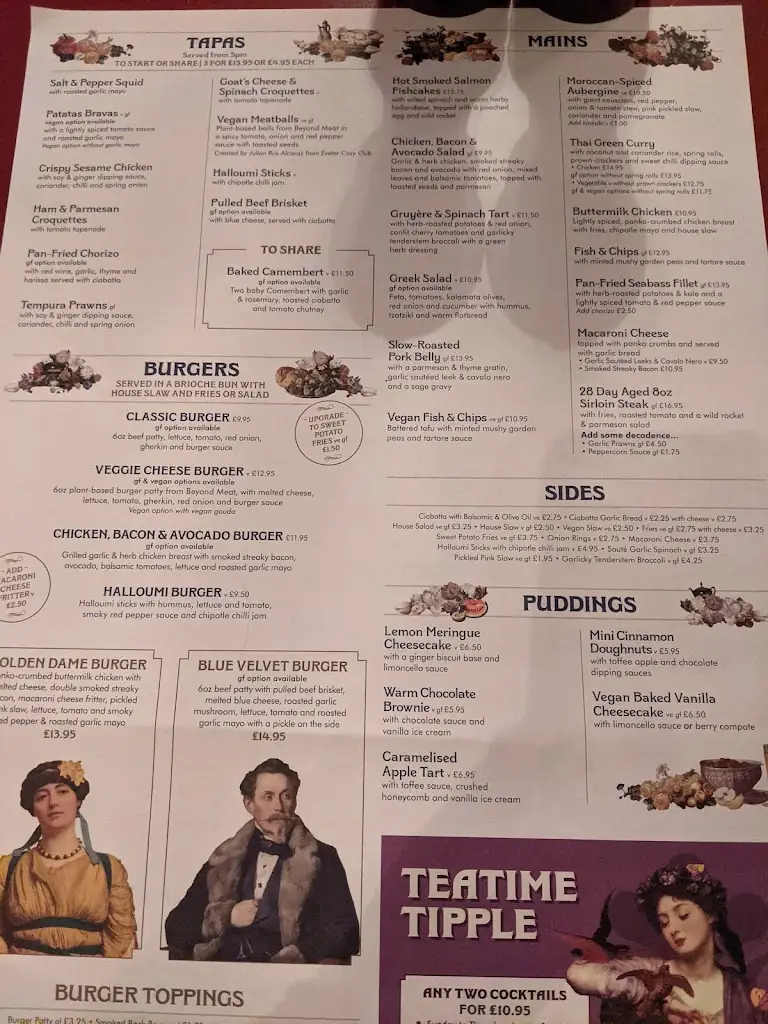 Menu_Cosy Club_Basingstoke_immagine_1
