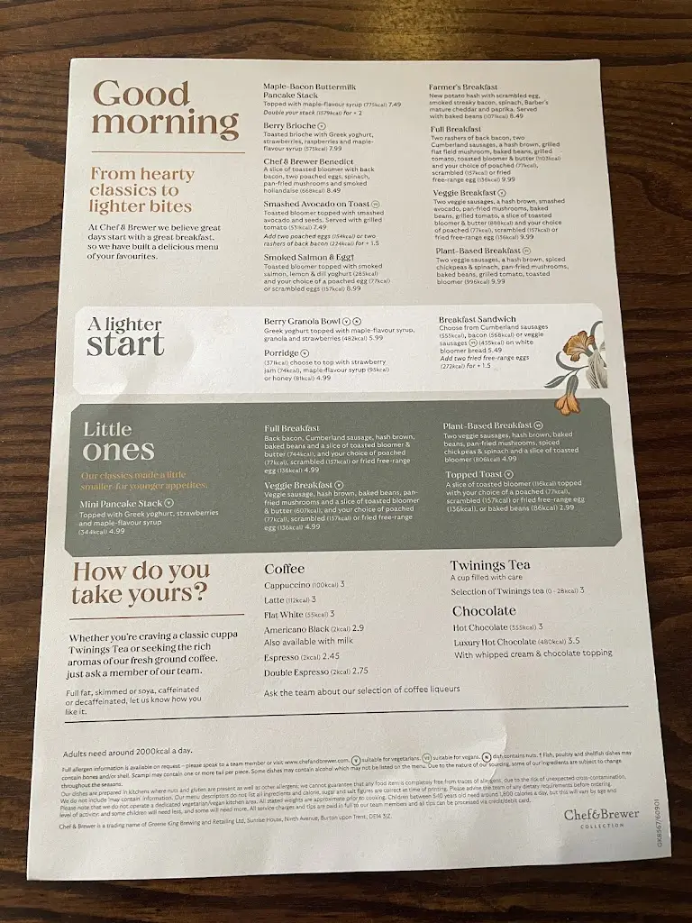 Menu_Ferry Inn_Ruddington_immagine_1