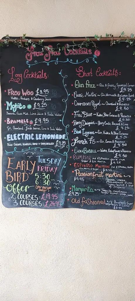 Menu_Frou Frou_Sampford Peverell_image_2