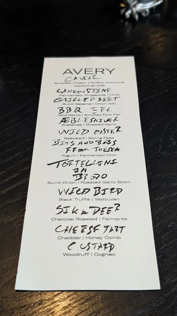 Menu_Avery Restaurant_Saint Stephen_image_2