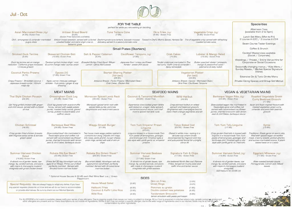Menu_The Palm Brasserie_Basingstoke_image_1