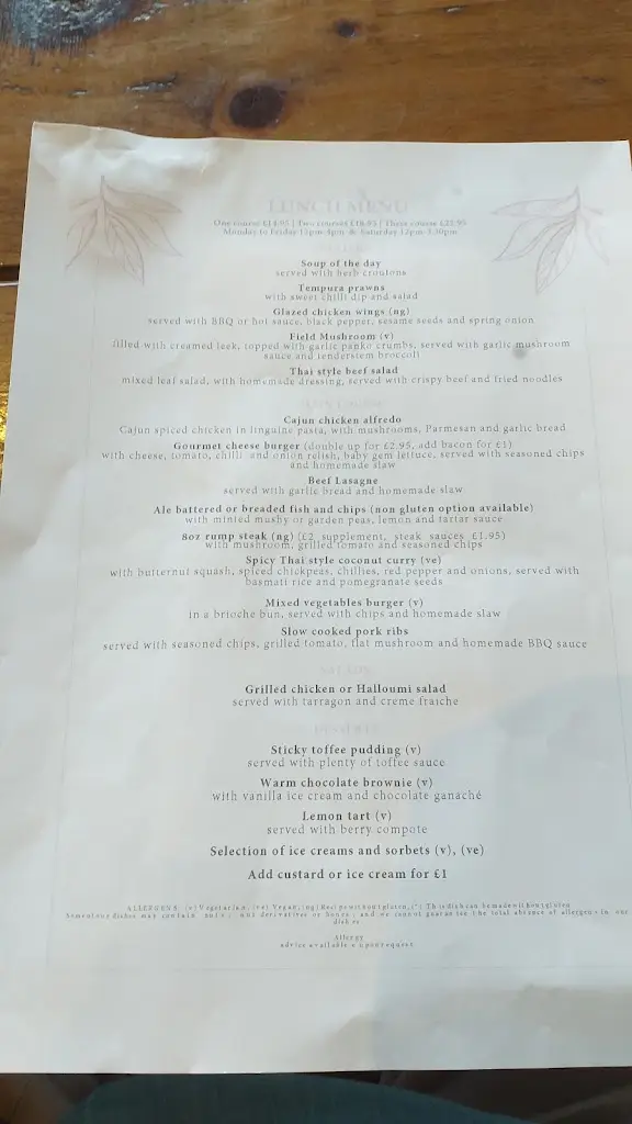 Menu_The Lewisham Bar & Restaurant_Sandwell_image_4