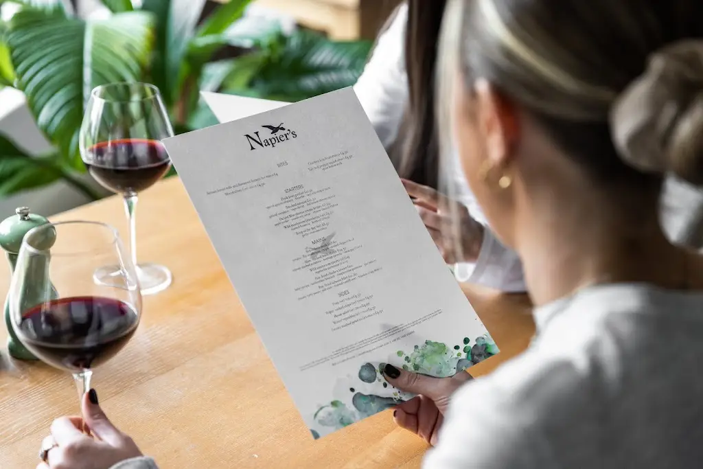 Menu_Napier's Kitchen & Bar_Sandford_image_1