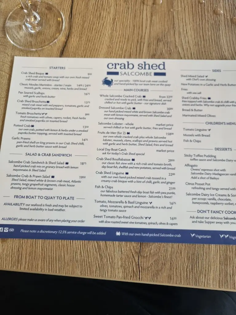 Menu_Crab Shed Salcombe_Salcombe_image_1