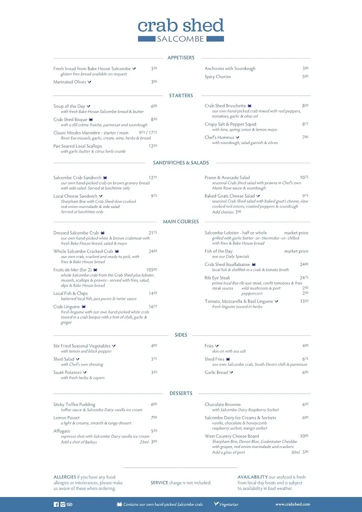 Menu_Crab Shed Salcombe_Salcombe_image_3