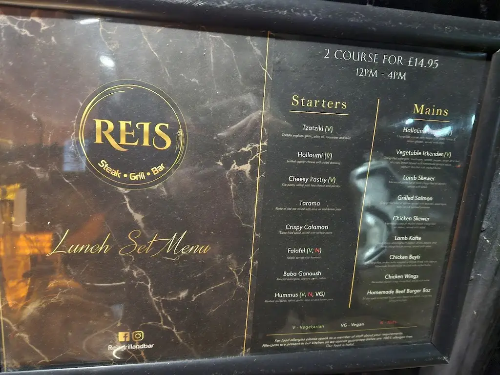 Menu_Reis Grill & Bar_Ruislip_imagen_4