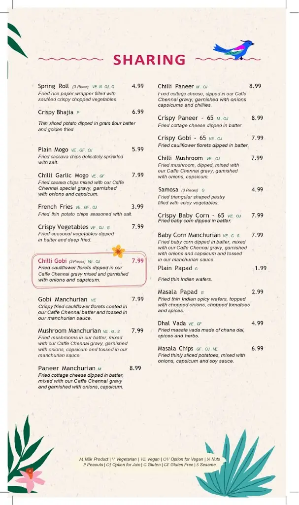 Menu_Caffe Chennai_Ruislip_image_4