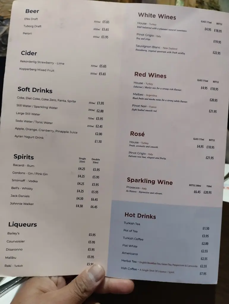 Menu_Istanbul Meze Grill_Ruislip_immagine_2