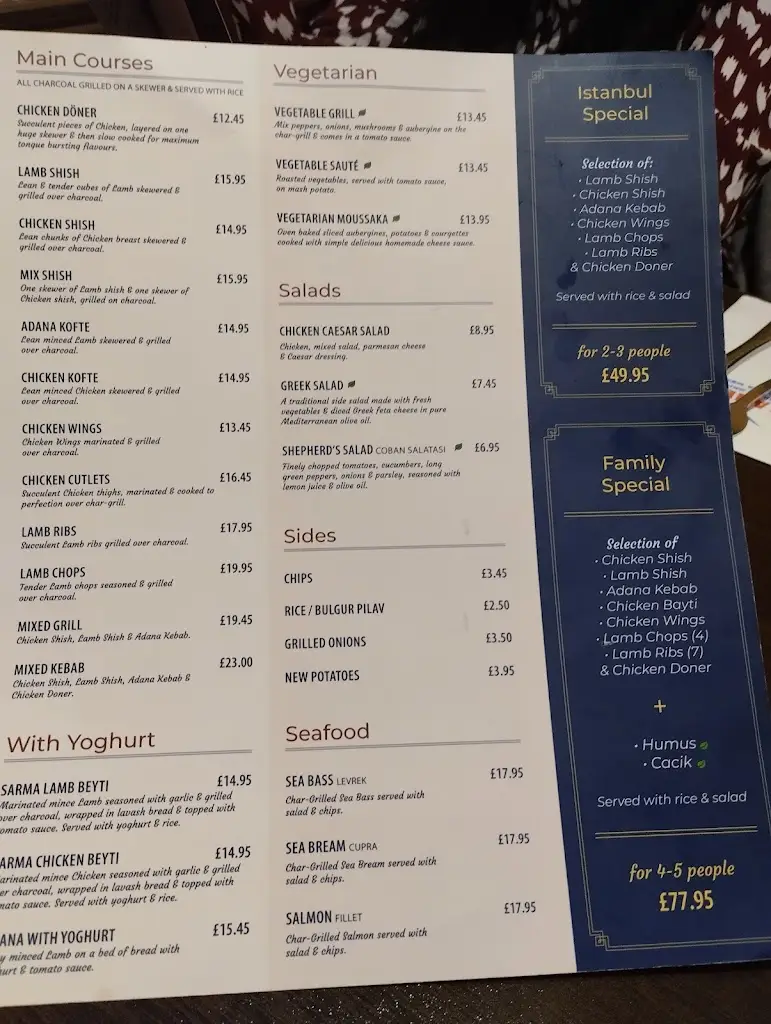 Menu_Istanbul Meze Grill_Ruislip_immagine_3