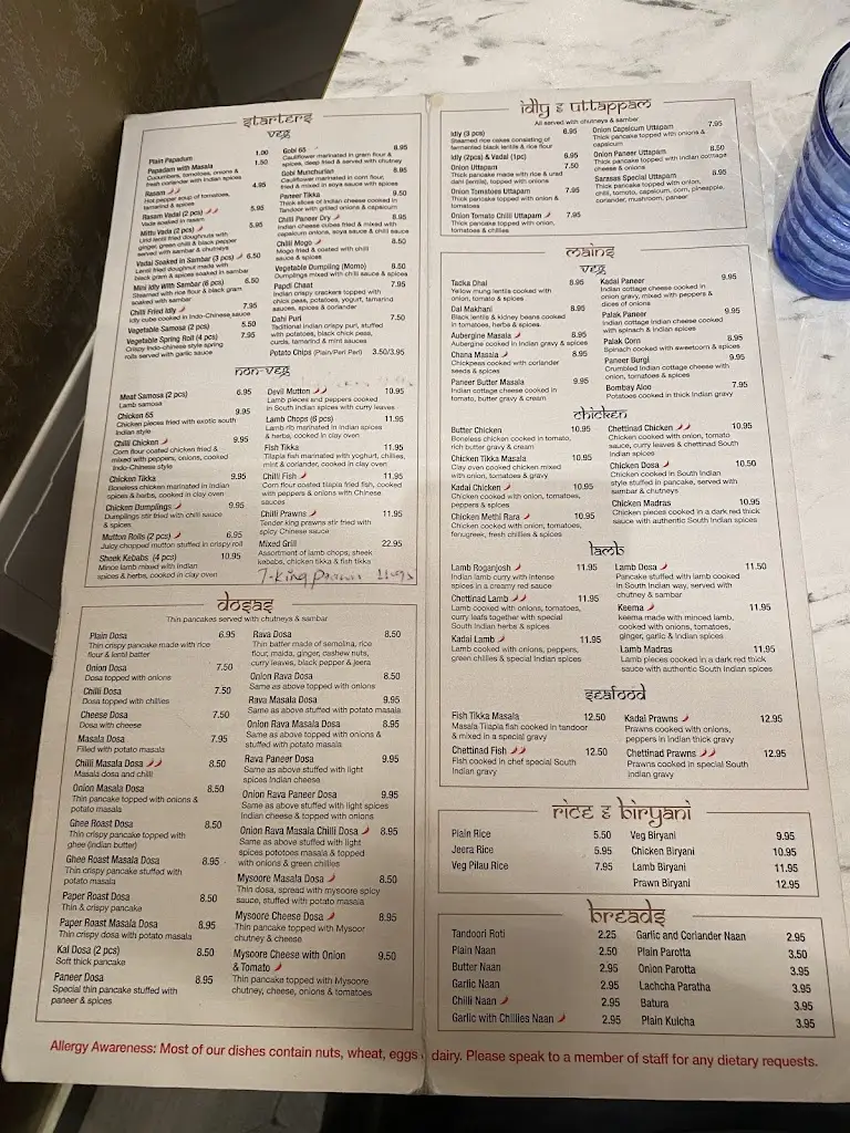 Menu_Sarasas_Ruislip_image_4