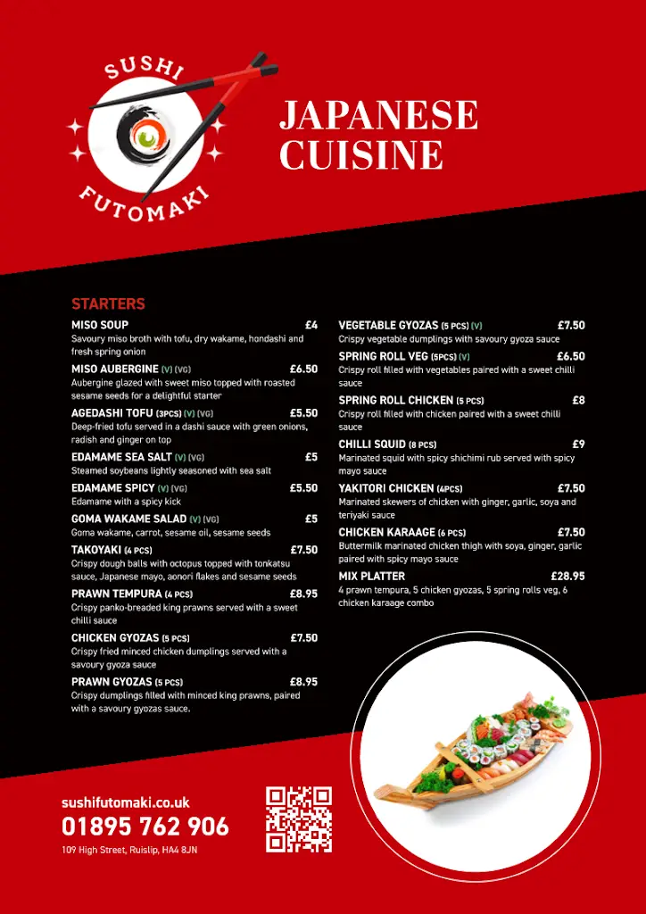Menu_Sushi Futomaki_Ruislip_image_1
