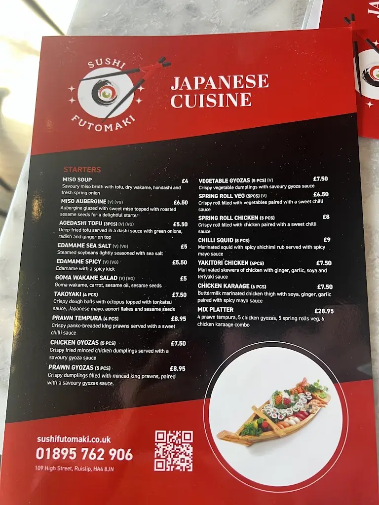 Menu_Sushi Futomaki_Ruislip_image_4