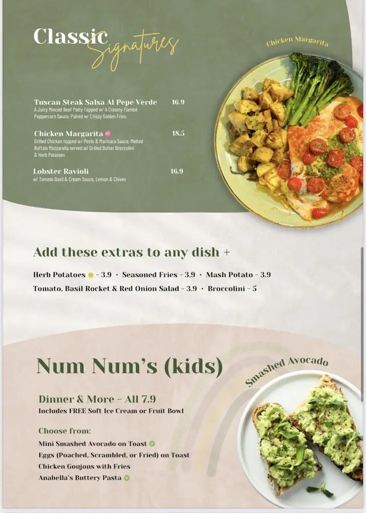 Menu_Anabella's at The Swan_Ruislip_image_2