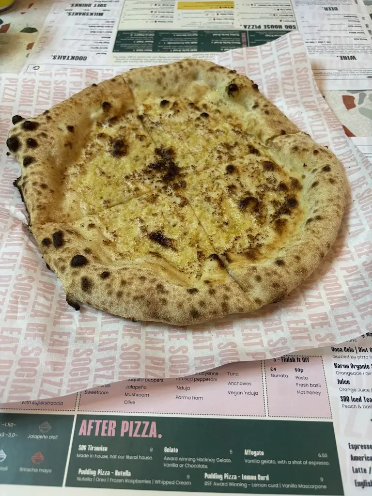 Menu_The Social Dough Company_Ruislip_immagine_2