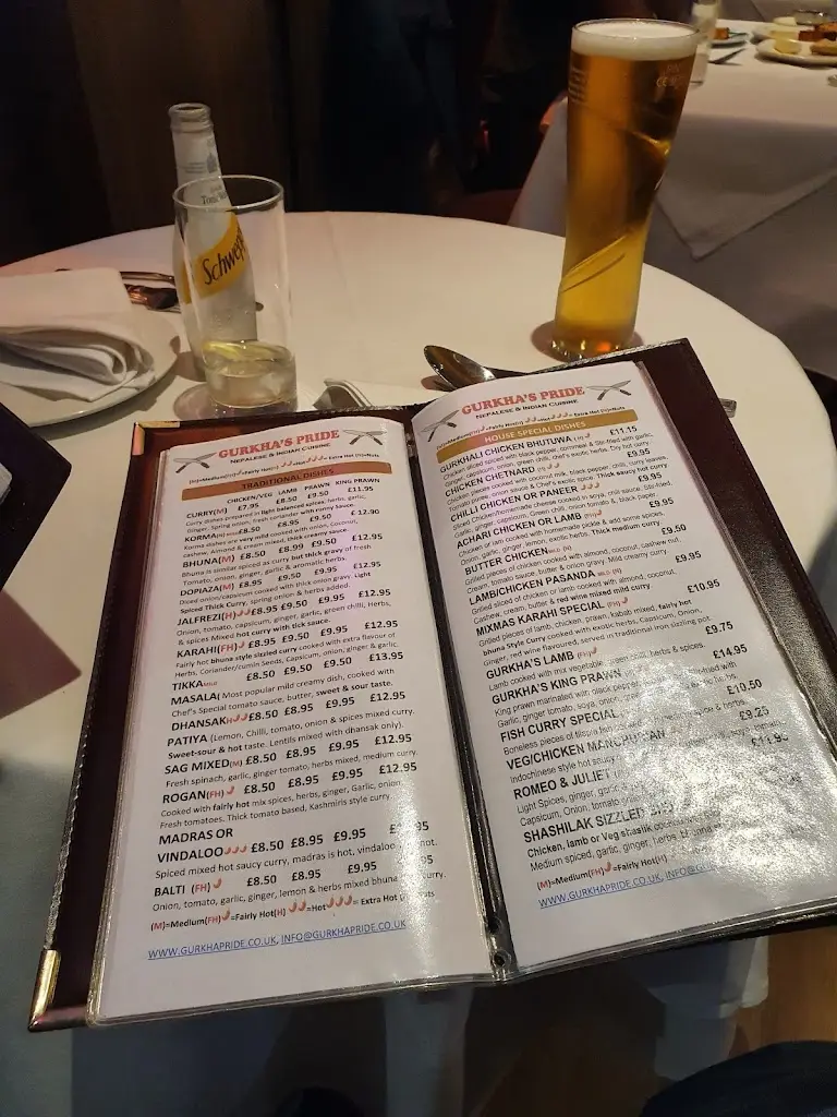 Menu_Gurkha's Pride_Ruislip_image_3