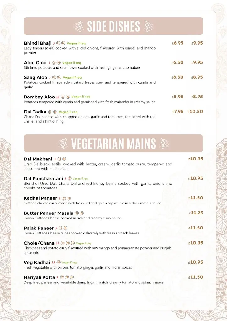 Menu_Spices and Spirits_Basingstoke_image_1