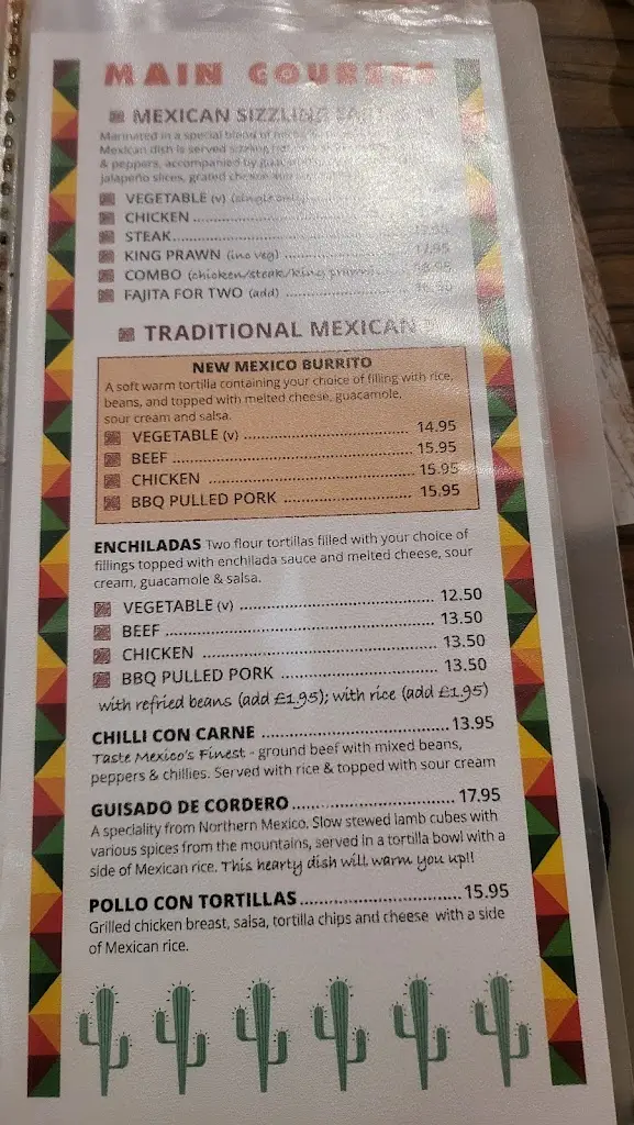 Menu_New Mexico Restaurant_Sawbridgeworth_image_4