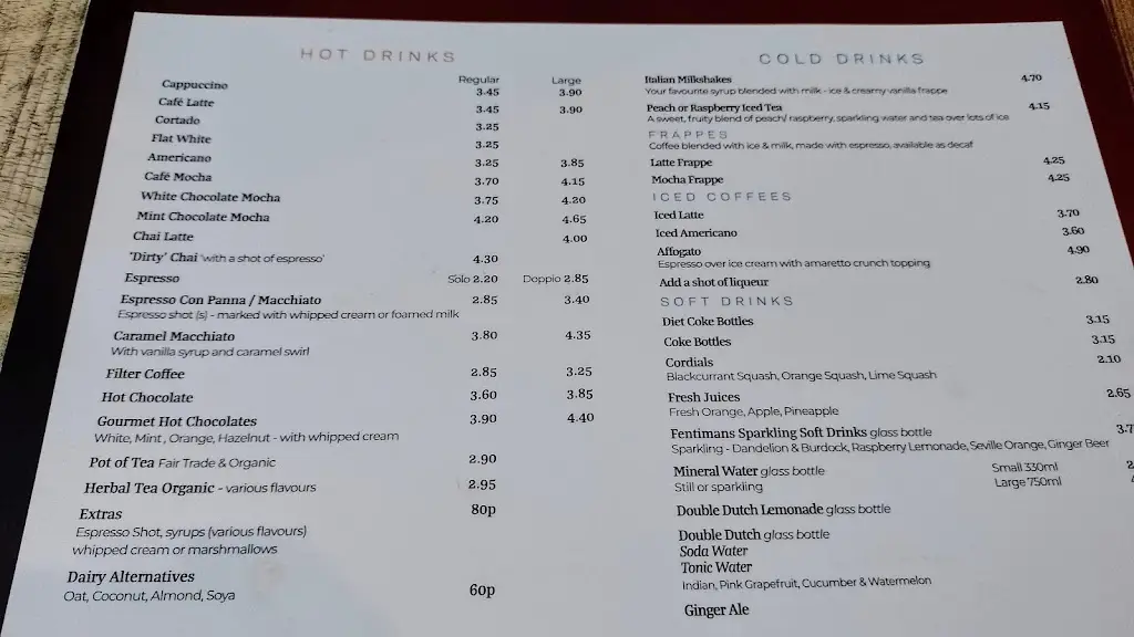 Menu_The Lamp Room_Seaham_image_4