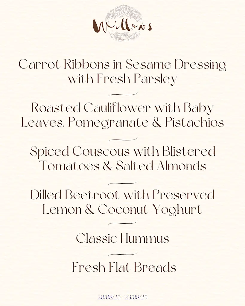 Menu_Willows_Saxmundham_image_3