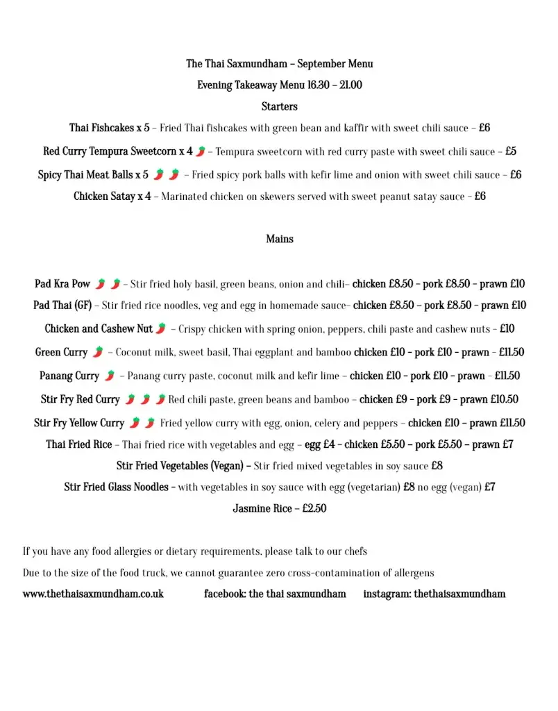 Menu_The Thai Saxmundham_Saxmundham_image_1
