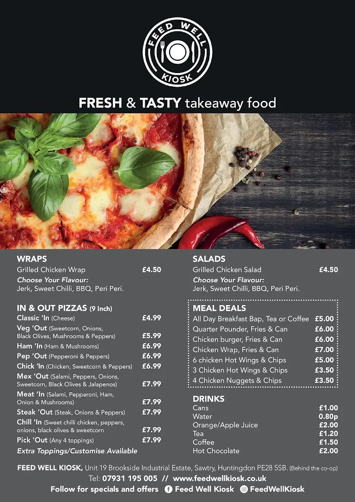 Menu_FeedWell Kiosk_Sawtry_immagine_2