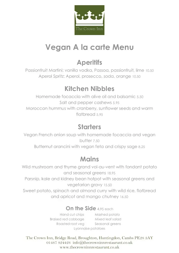 Menu_The Crown Inn_Sawtry_image_2