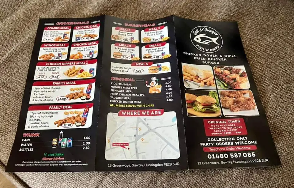 Menu_Salt & Vinegar Fish Bar_Sawtry_image_2